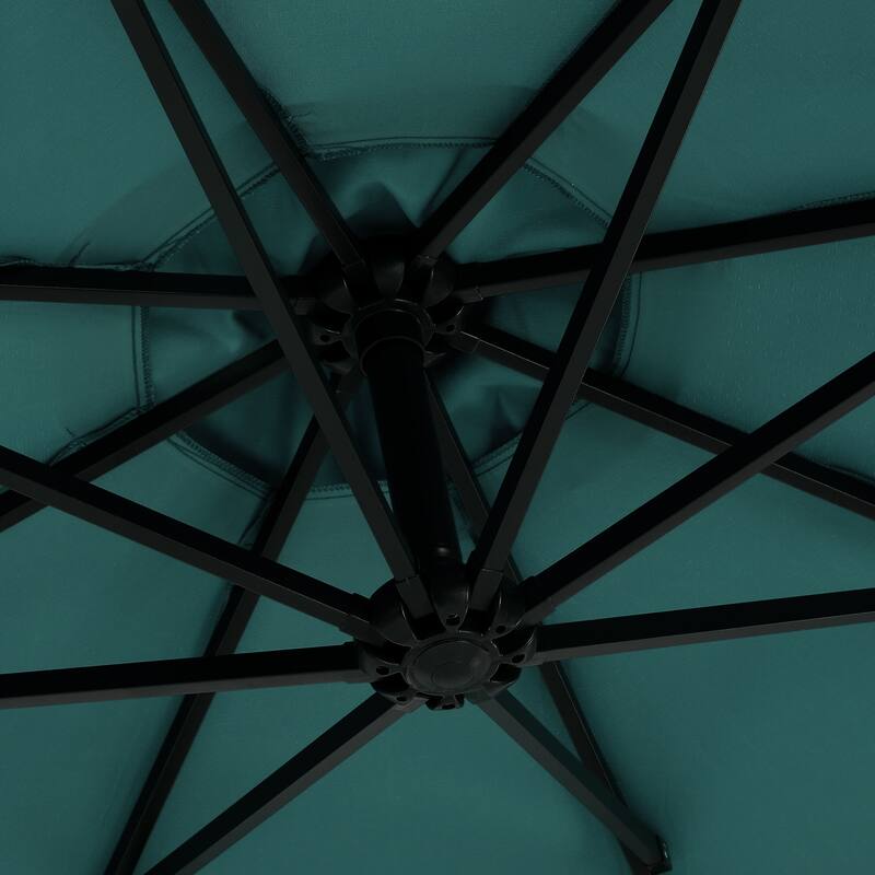 Weller 10-foot Offset Cantilever Hanging Patio Umbrella