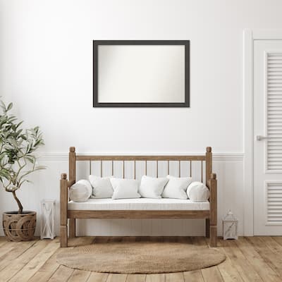 Blaine Narrow Non-Beveled Framed Wall Mirror