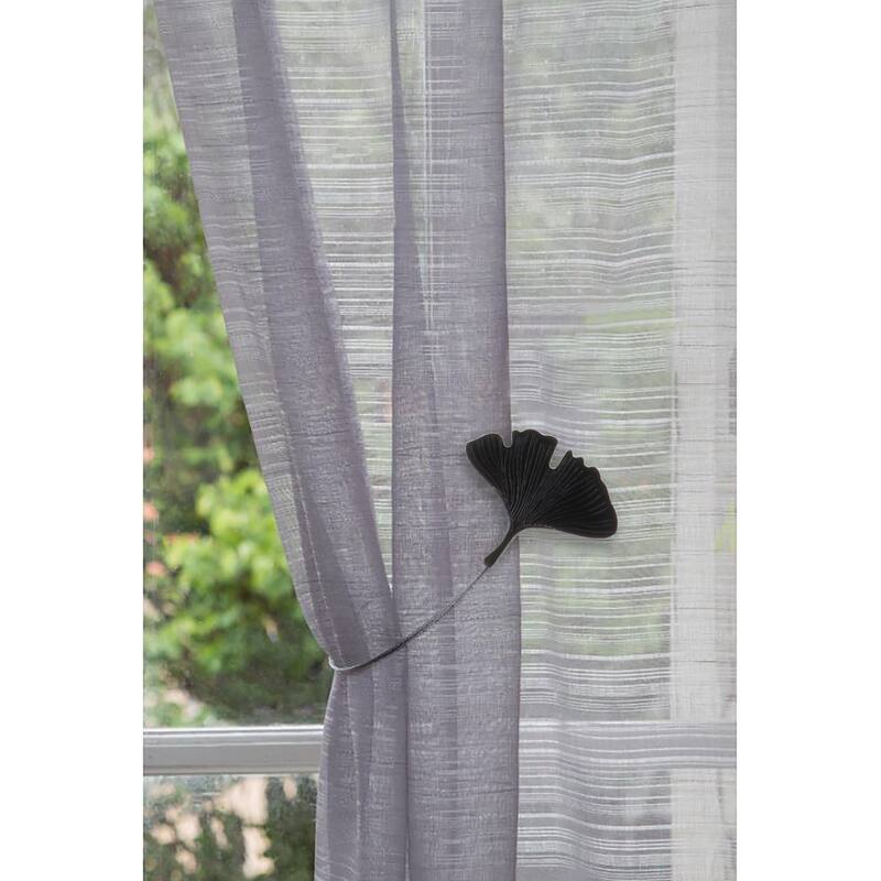 Magnetic Curtain Tieback Ginkgo Leaf Design