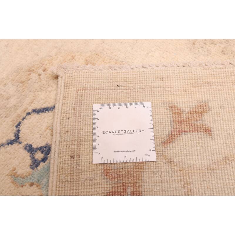 ECARPETGALLERY Hand-knotted Signature Collection Ivory Wool Rug - 9'11 x 14'1