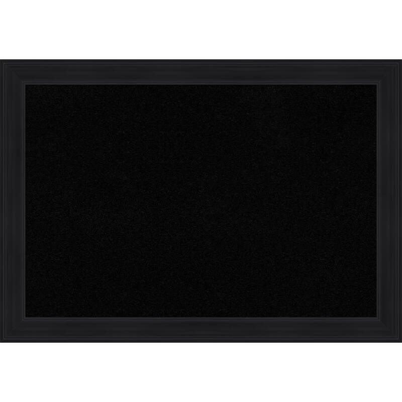 Abbey Black Framed Cork Board - Bulletin Board, Organization Board, Pin Board