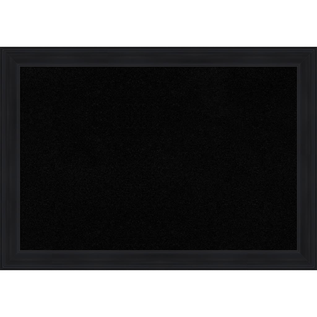 Abbey Black Framed Cork Board - Bulletin Board, Organization Board, Pin Board