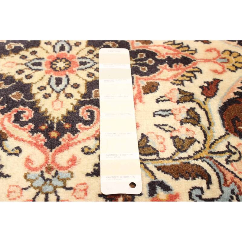 ECARPETGALLERY Hand-knotted Anatolian Cream Wool Rug - 2' 6" x 10' 2"
