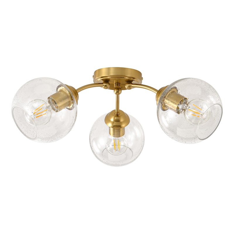 3-Light Dimmable Vanity Light - Brushed Gold