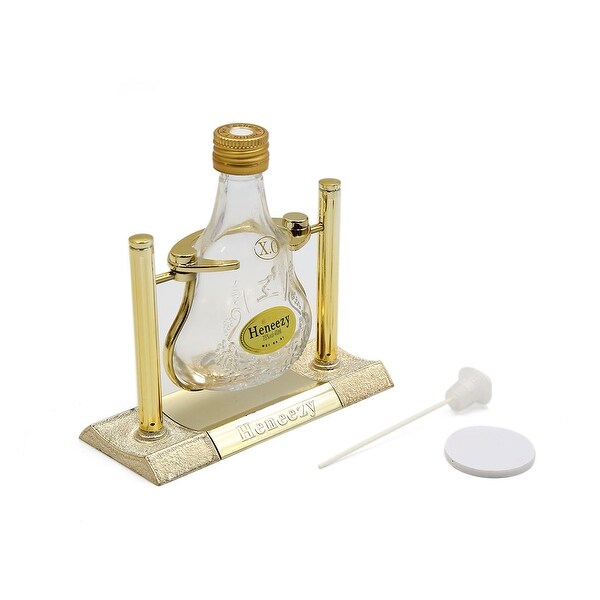 Shop Gold Tone XO Wine Bottle Design Car Perfume Fragrance ...