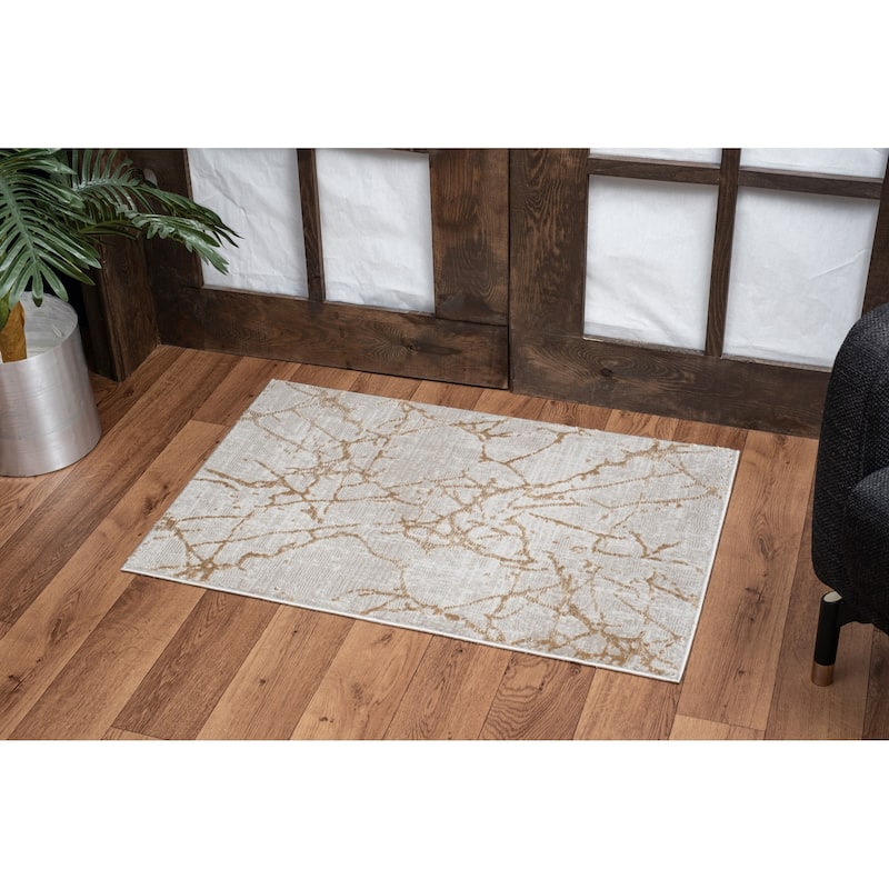 Elegance GC_CNC6004 Gold Area Rug