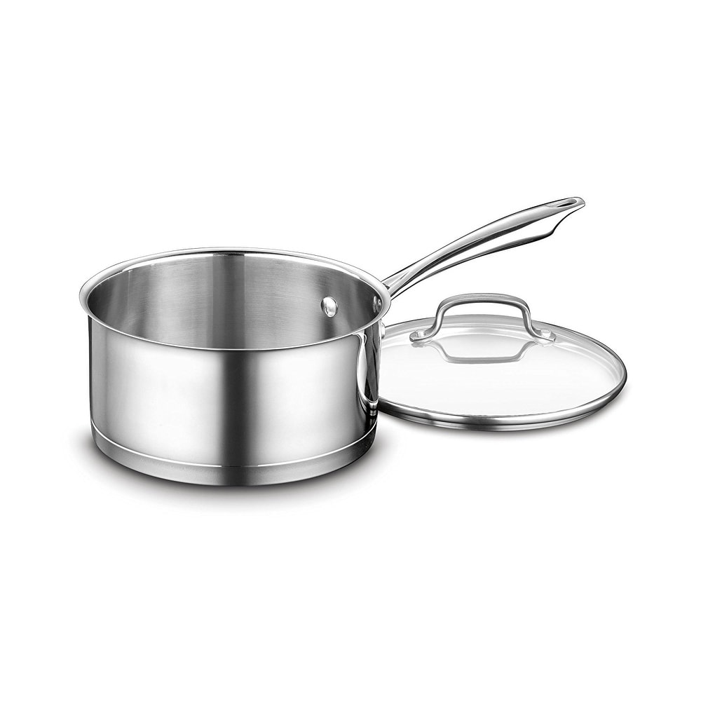 Cuisinart Chef's Classic 3-Quart Saucepan Stainless-Steel 7193-20 - Best Buy