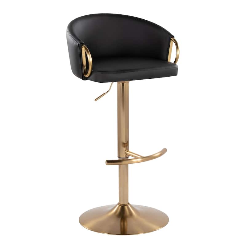 Silver Orchid Battista Adjustable Bar Stool (Set of 2)