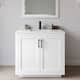 Option White / Giotto Quartz Top / Matte Black Hardware