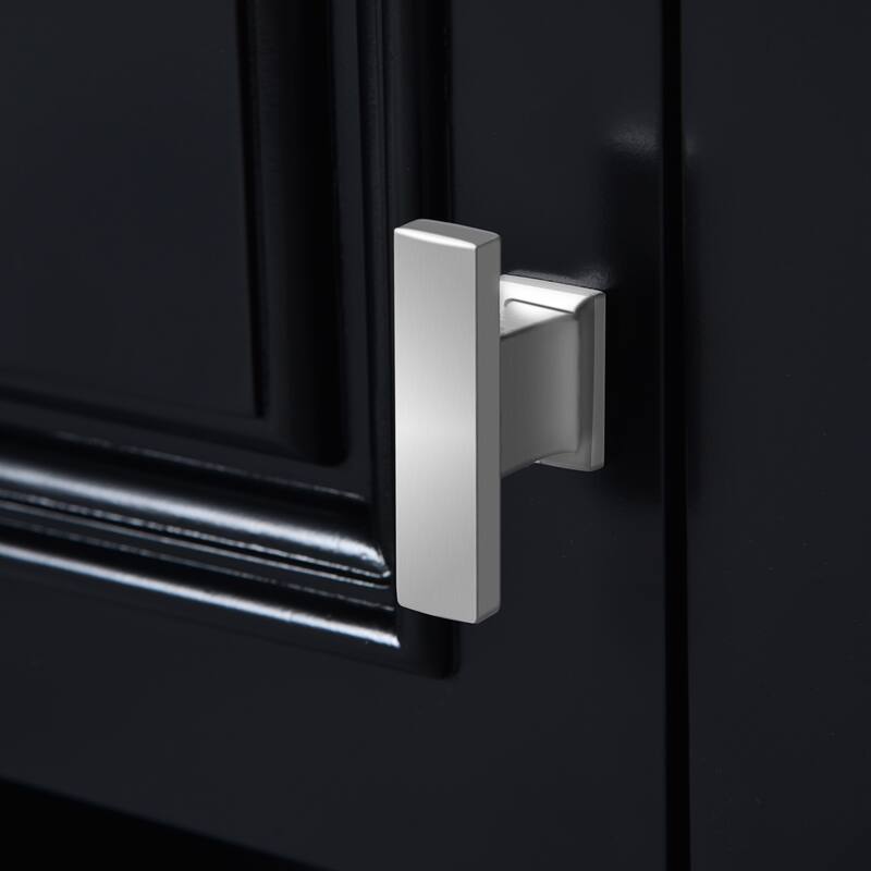 GDFStudio - Rivermont Modern Wall Mounted Bathroom Medicine Cabinet with Mirror and Open Shelves - 35'' x 28''