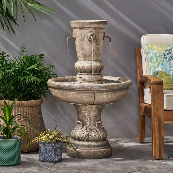 Frederick Outdoor Outdoor 4 Spout Fountain by Christopher Knight Home