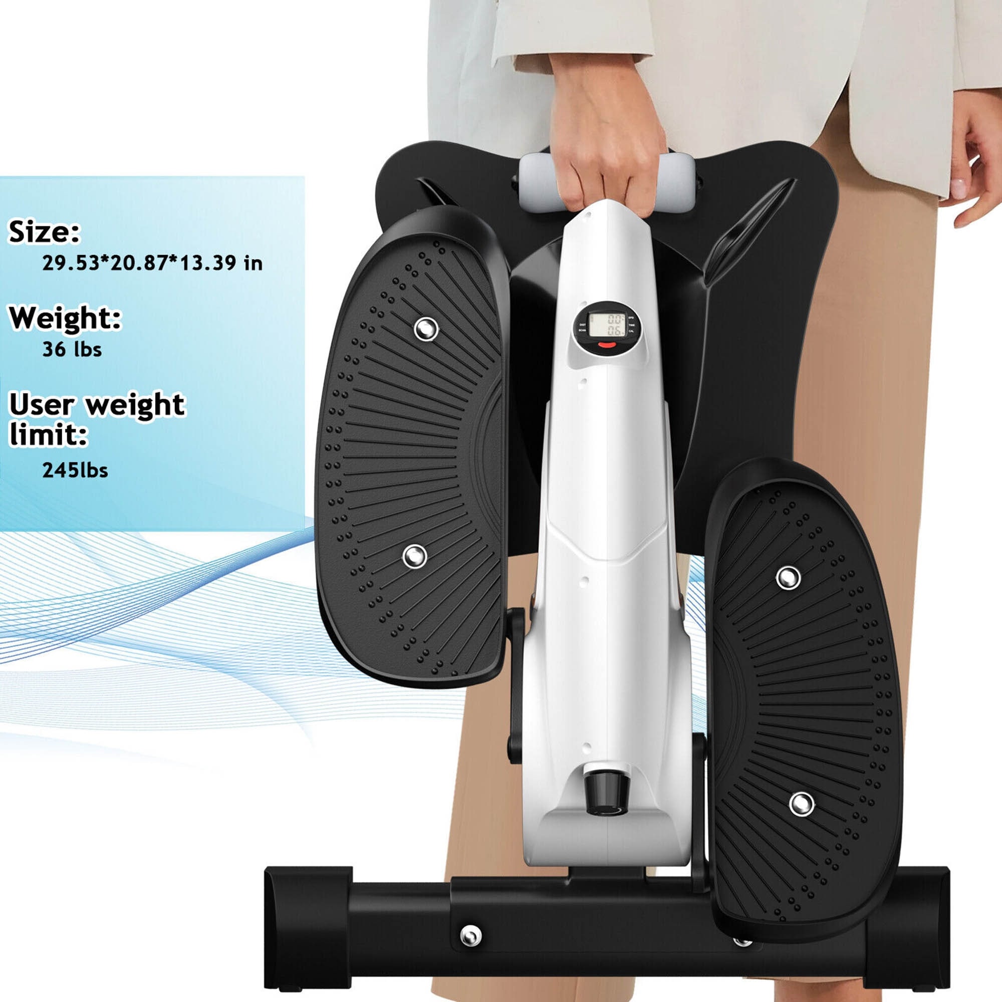 Gymax magnetic elliptical reviews sales