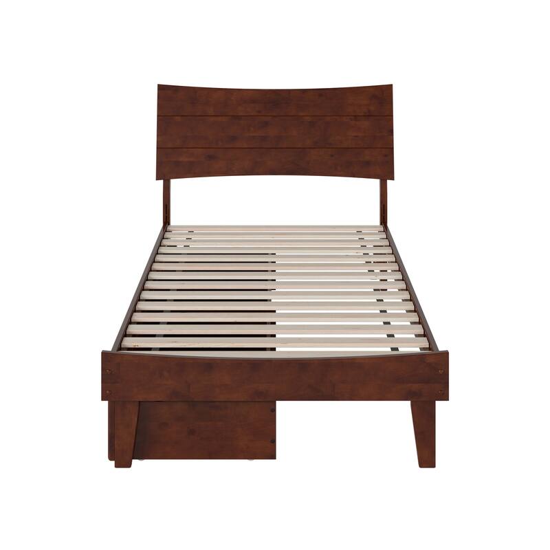 Phoenix Wood Platform Bed with Storage Drawers