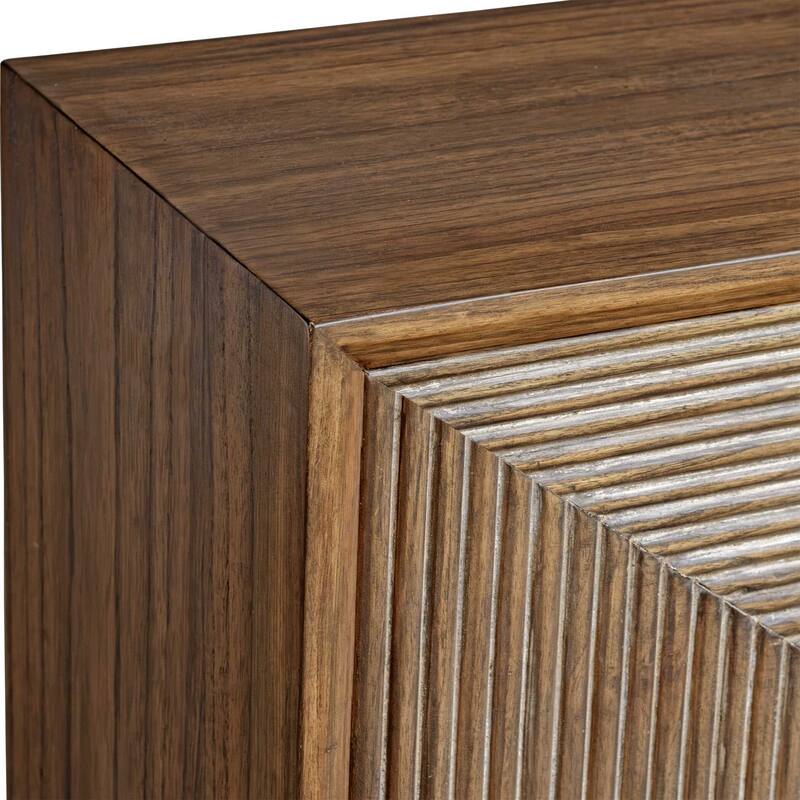 Uttermost Bottom Line 2 Door Wood Cabinet - 36.00" W x 14.00" H x 33.00" D