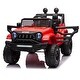 preview thumbnail 8 of 98, Kids 12V Ride-On Electric Truck with Parental Remote, 3-Speed, Shock Absorbers, and Music Features, Ages 3-6