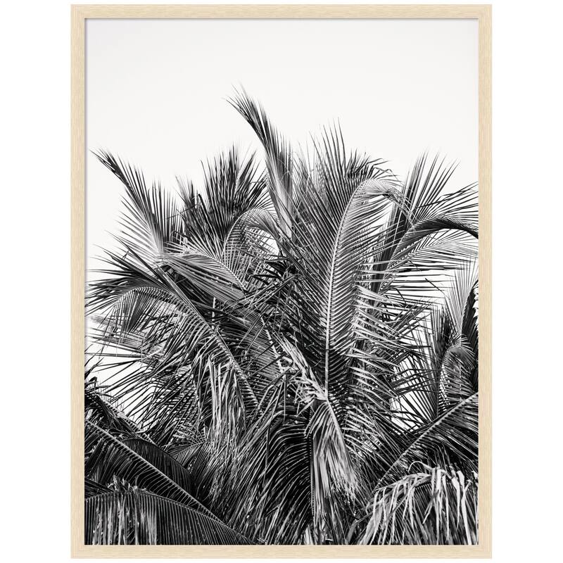 Kate and Laurel No 13 by Alicia Bock Framed Wall Art Print - 32 x 42 - Natural