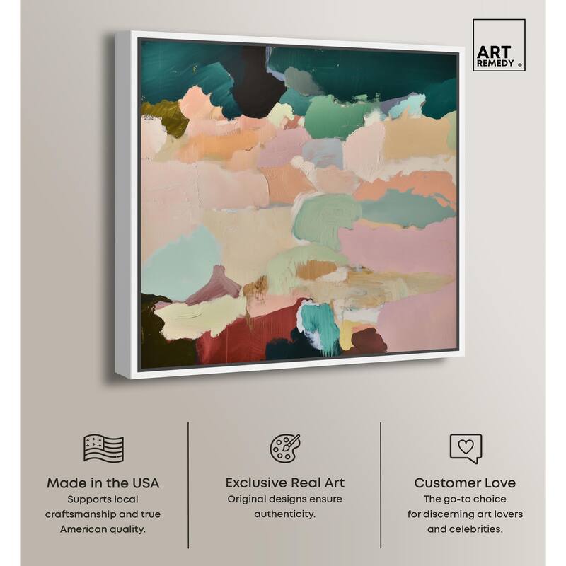 Brushed Beauty III Canvas by Art Remedy