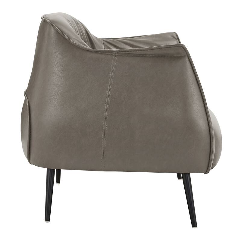 Brno Leather Gel Accent Chair by iNSPIRE Q Modern
