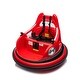 preview thumbnail 48 of 58, 12V Kids Bumper Car with Remote Control, 360° Rotation, and LED Lights