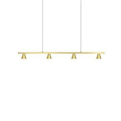 Kuzco Lighting LP19937BB LED Pendant Dune Brushed Brass - Exact Size