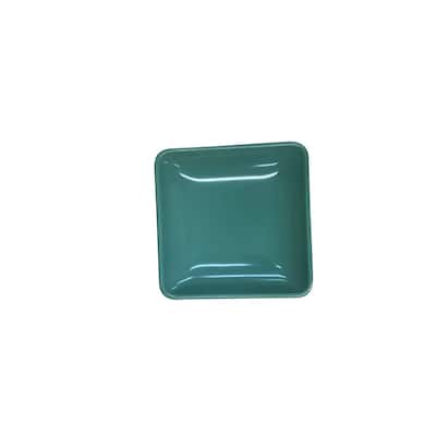 Melamine Serveware Square Plate 4 5/8" Jade- A