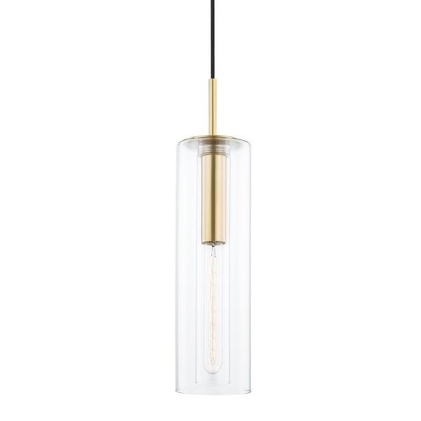slide 2 of 5, Mitzi by Hudson Valley Belinda 18-inch Pendant with Clear Glass