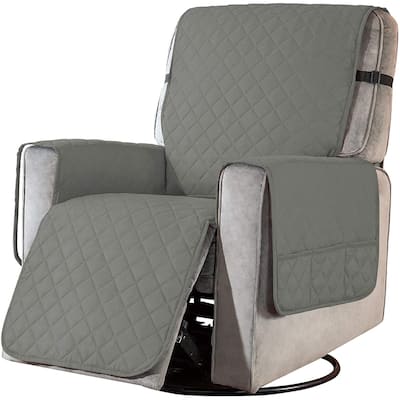 Subrtex Recliner Chair Reversible Washable Fitted Sofa Slip Cover - L