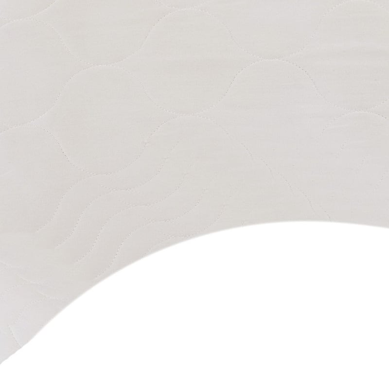 HomeRoots Cotton Wool Hypoallergenic Ergonomic Standard Size Bed Pillow - Ivory