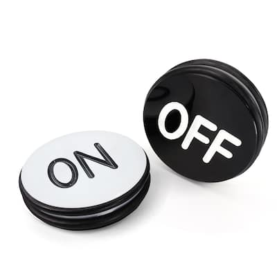 GSE™ 3" Casino Craps ON/Off Puck. Double-Sided Acrylic Craps Button