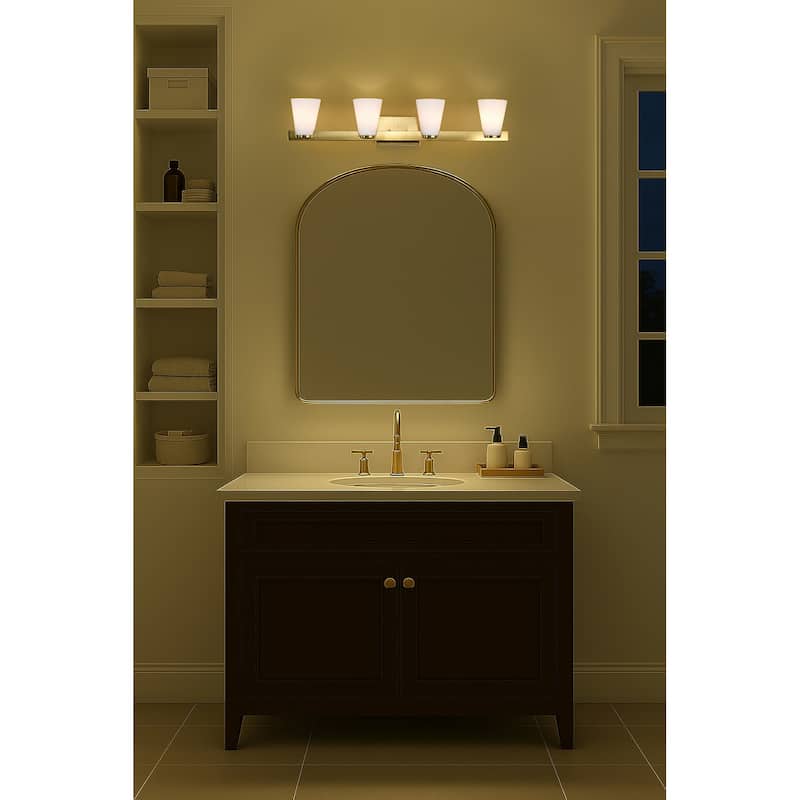 Nuvo Lighting 60/8724 Royale 4 Light 34" Wide Vanity Light