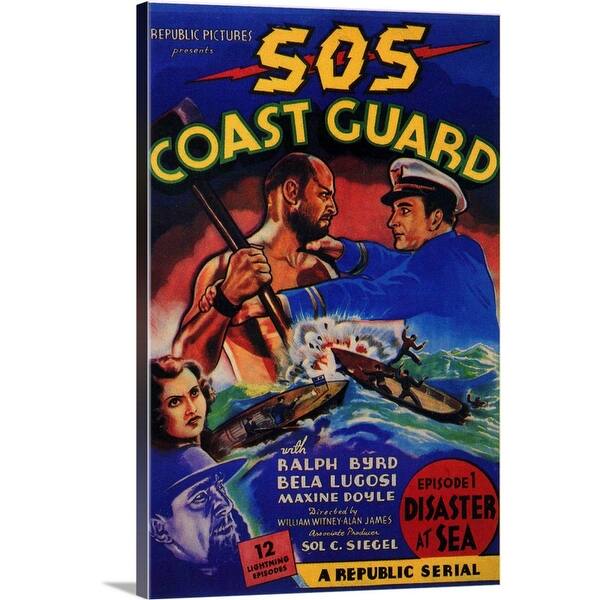 S O S Coast Guard 1937 Canvas Wall Art Overstock 24131634