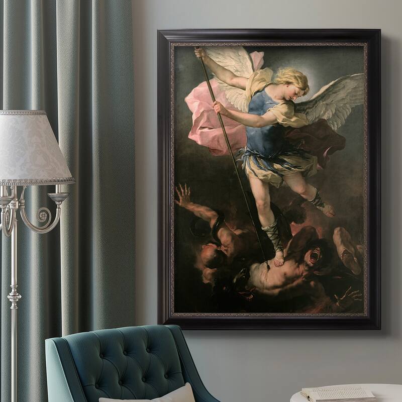 St. Michael Premium Framed Canvas- Ready to Hang