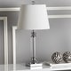 preview thumbnail 4 of 6, SAFAVIEH Lighting 24-inch Zara Crystal Table Lamp (Set of 2) - 12"x12"x24"