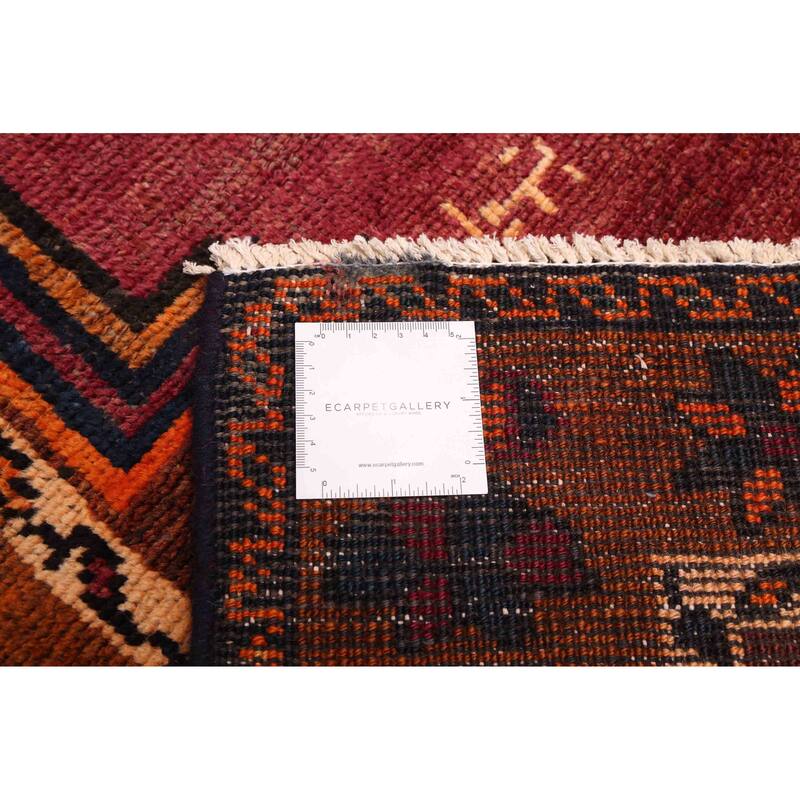 ECARPETGALLERY Hand-knotted Konya Anatolian Burgundy Wool Rug - 4'6 x 8'11