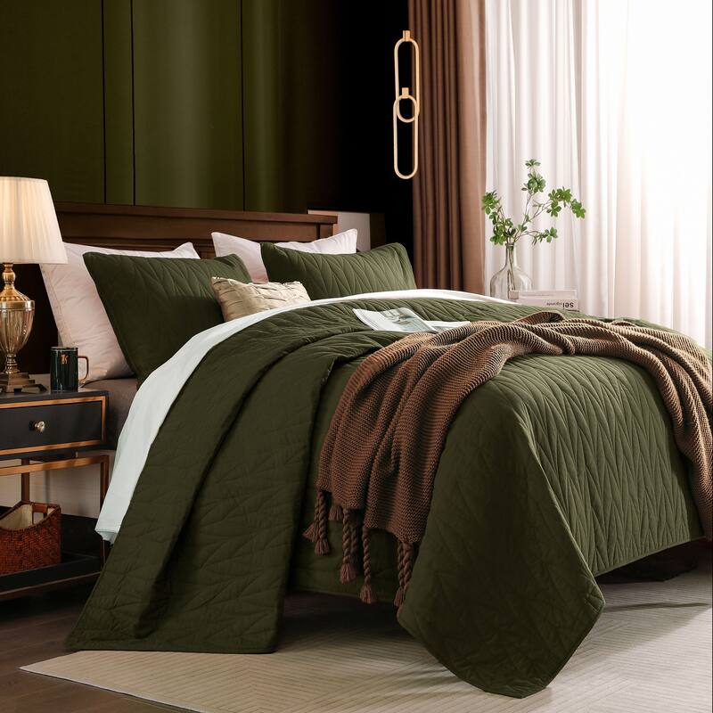 Wonderful Cotton Quilt Set 3 Piece Reversible