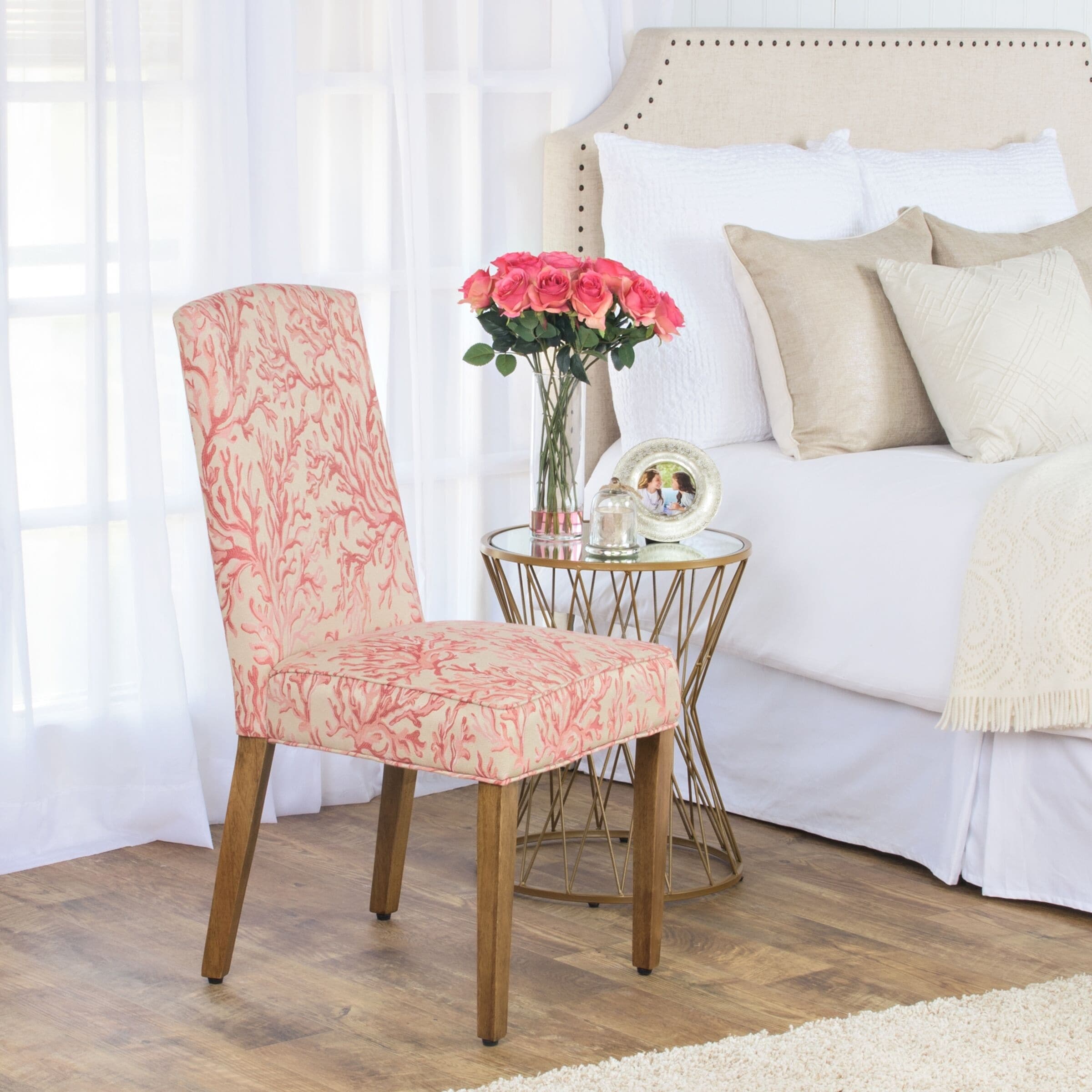 HomePop Parsons Classic Upholstered Accent Dining Chair Single