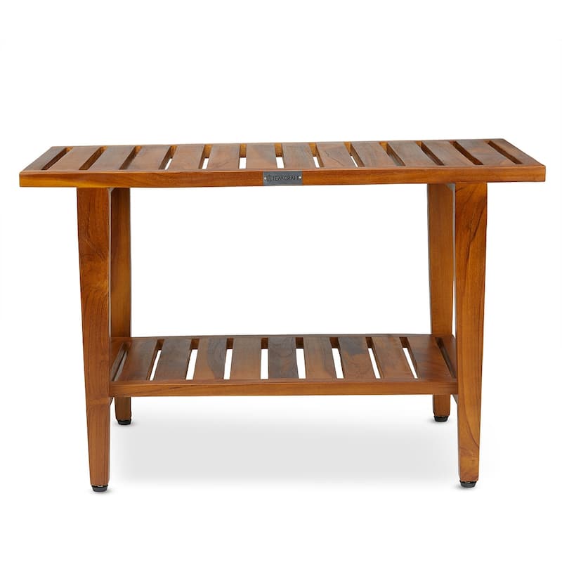 TeakCraft The LIV, Teak Shower Bench 30 inch