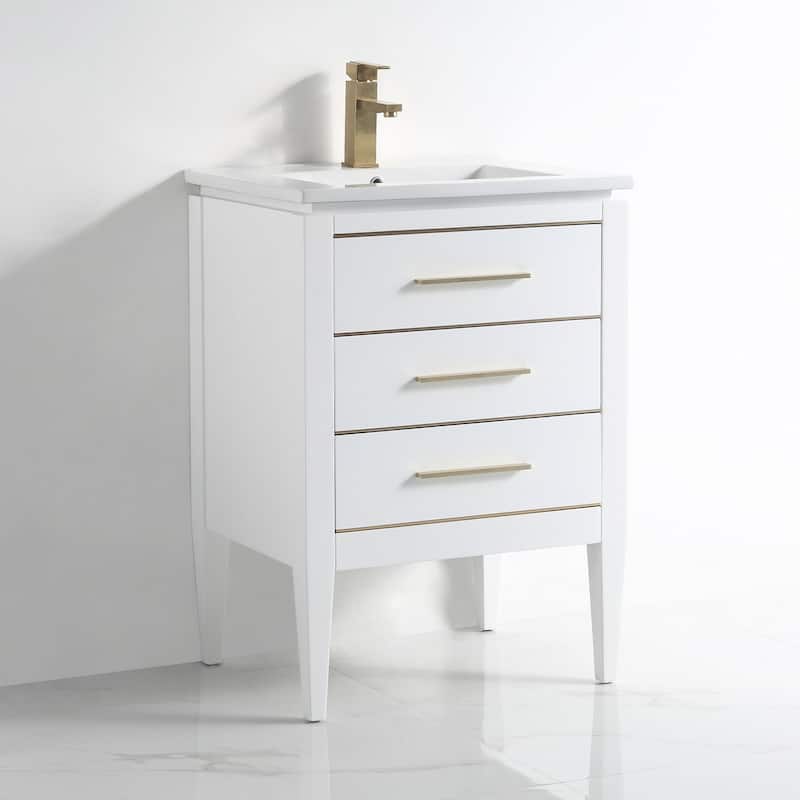 Ayer 24" Single Bathroom Vanity Set - 18D x 24W x 34H