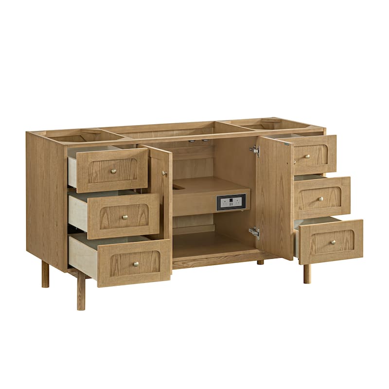 James Martin Vanities 545-V60S-3CAR Laurent 60" Free Standing Single