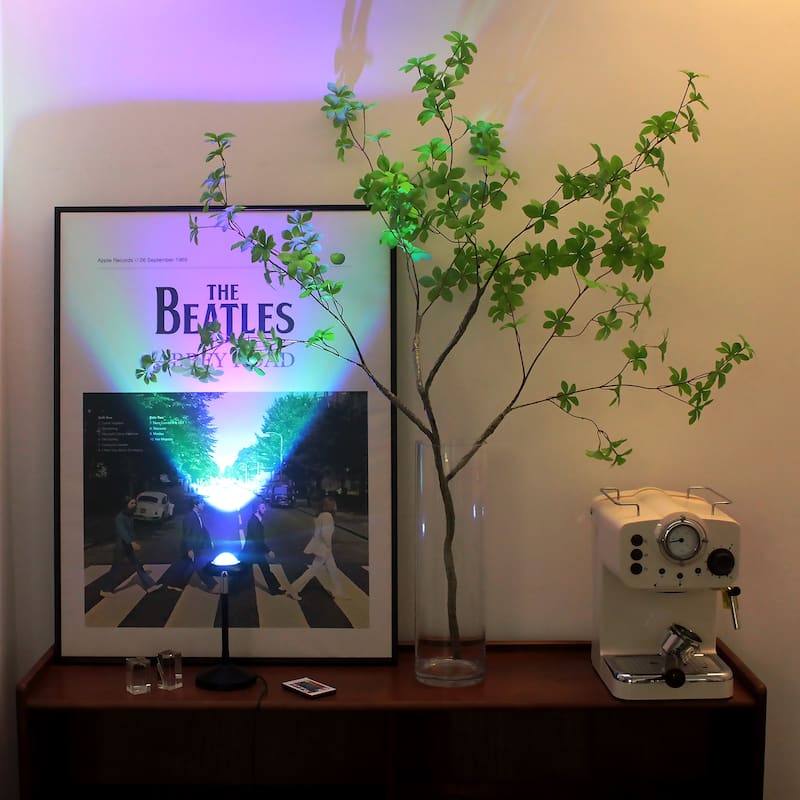 11" Black Sunset Dimmable Table Lamp with USB port