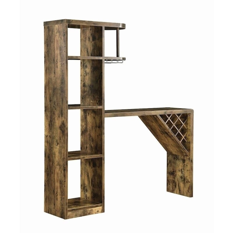 Kady Rustic Wood Bar Unit
