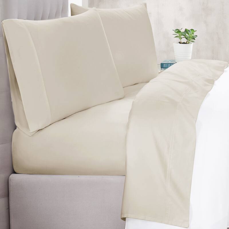 Christian Siriano NY® 300TC Cotton Sateen 4 Piece Sheet Set
