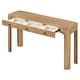 preview thumbnail 11 of 11, Curved Corners Console Table Entryway Table with 3 Drawers