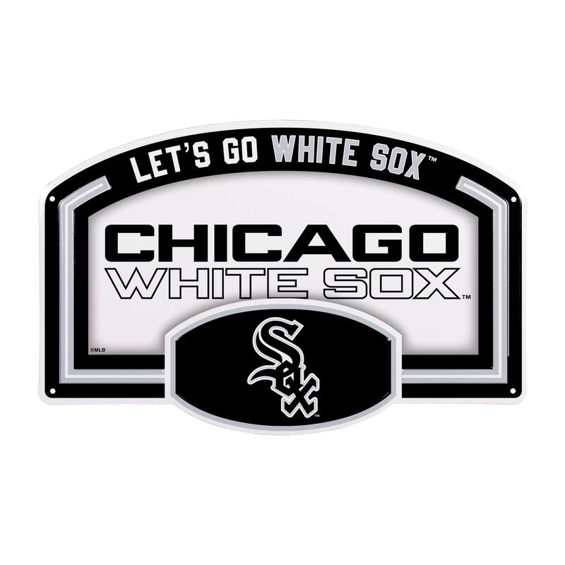 Chicago White Sox Embossed Steel Wall Sign, 11" x 17"
