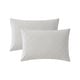 preview thumbnail 41 of 92, Laura Ashley Soft & Breathable Cotton Percale Deep-Pocket Sheet Set. King Pillowcase - Emogene Purple