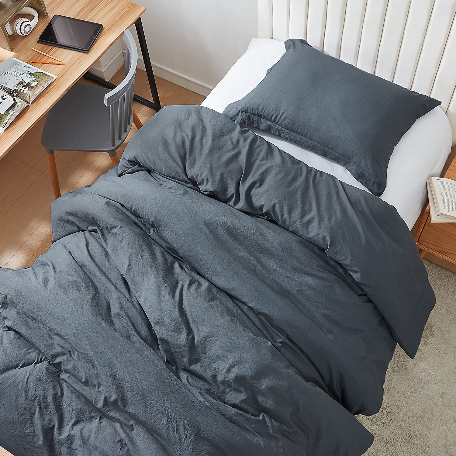 Porch Den Arlinridge Comforter Set Faded Black On Sale Bed