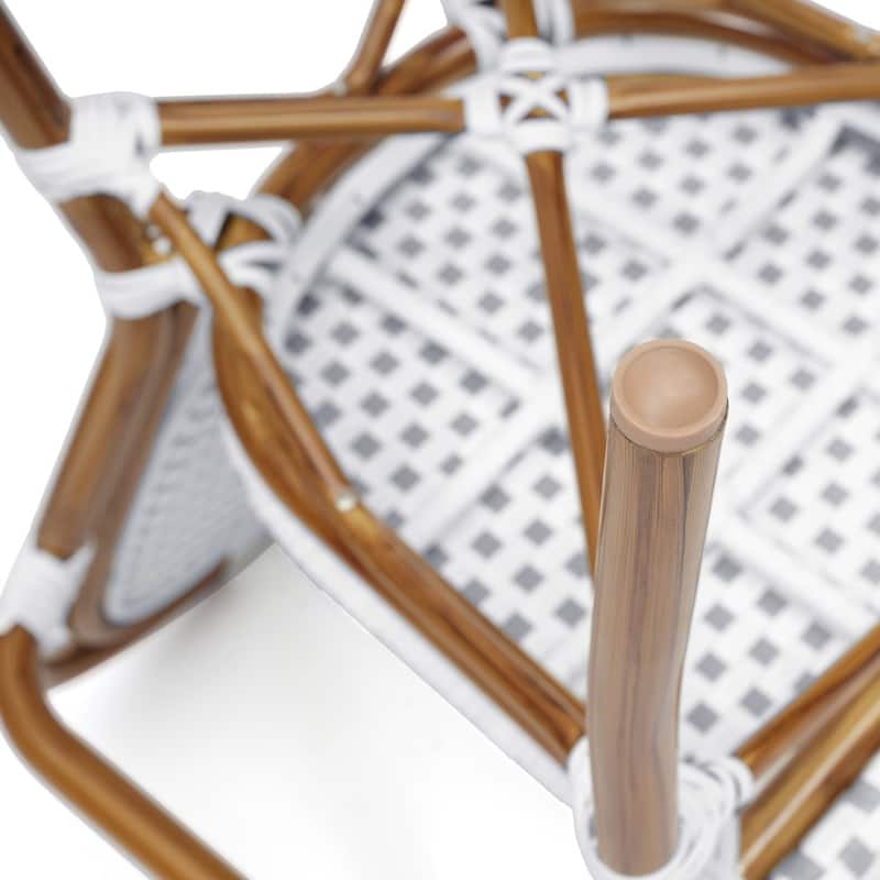 Stacking Bistro Chairs with Metal Frames