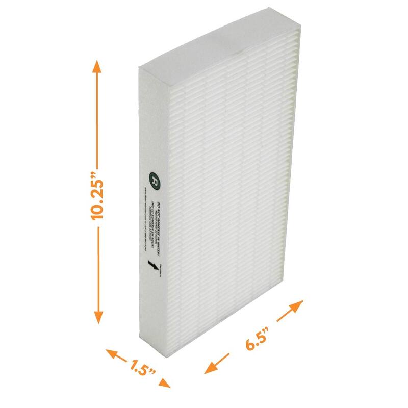 True HEPA Replacement Filter Compatible with Honeywell R Filter - White