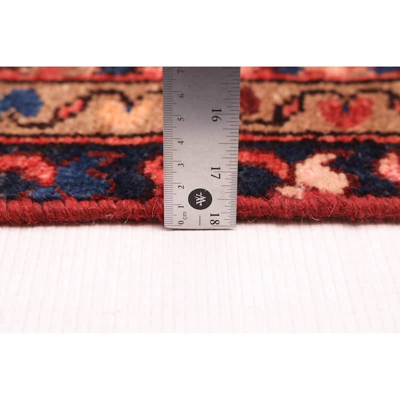 ECARPETGALLERY Hand-knotted Andelz Light Red Wool Rug - 2'11 x 9'3