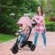 preview thumbnail 21 of 26, Gymax 4-in-1 Baby Tricycle Toddler Trike w/ Reversible Seat Canopy &